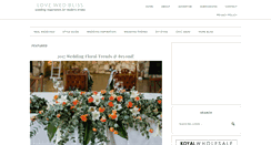 Desktop Screenshot of lovewedbliss.com